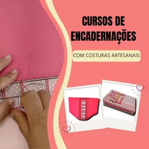 Encadernações com costuras artesanais