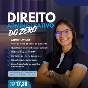 Imagem do curso DIREITO ADMINISTRATIVO DO ZERO- PROF SUIANNY LIMA