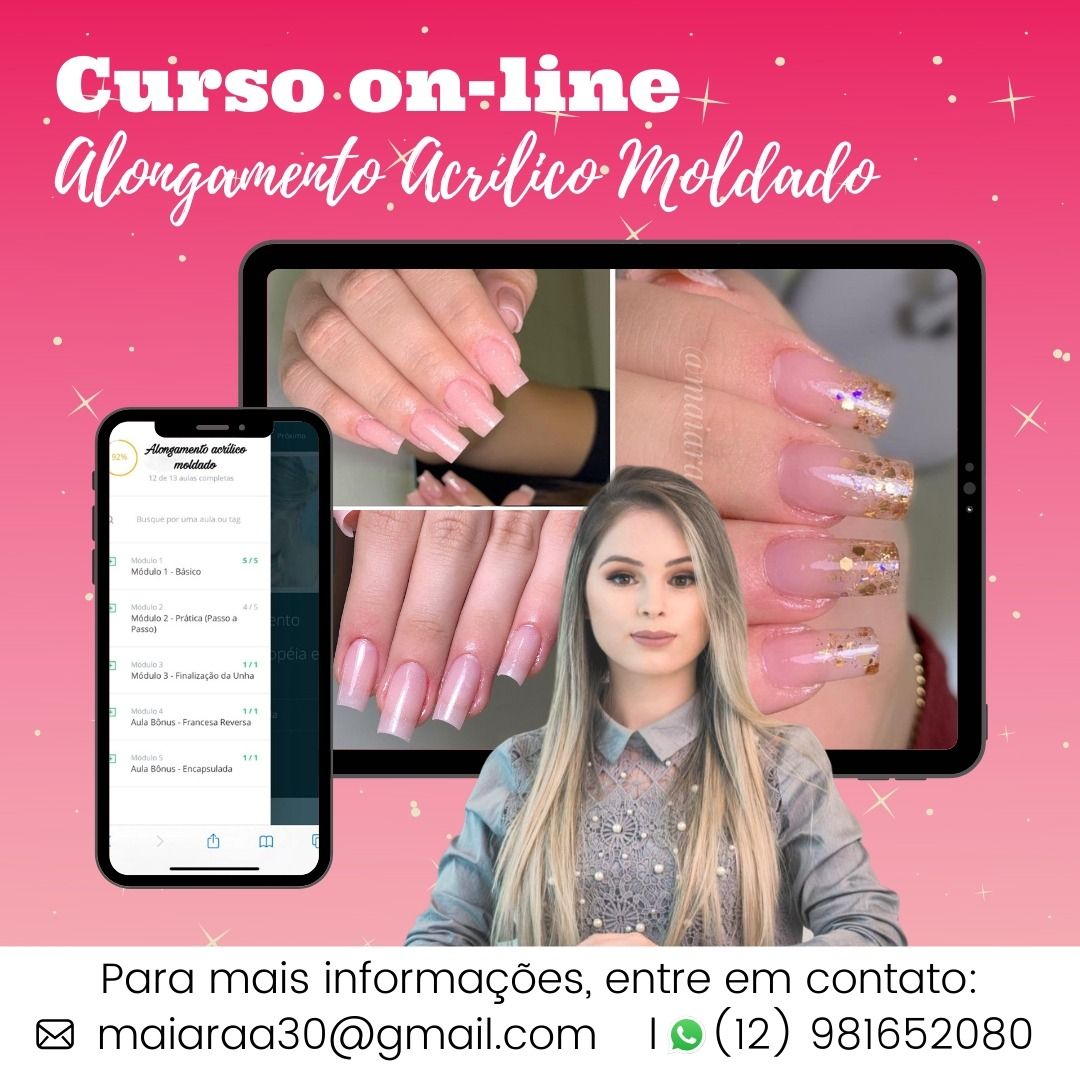 Imagem do curso Alongamento acrílico moldado 
