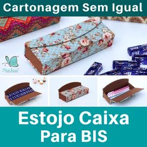Imagem de capa para o Curso online Estojo Caixa de Bis | Cartonagem do Seu Jeito