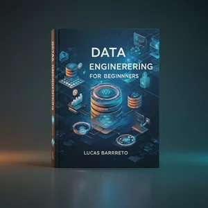 Imagem de capa para o Ebook Engenharia de dados para iniciantes
