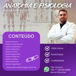Imagem de capa para o Curso online Anatomia e Fisiologia Básica com Professor Eliseu Chagas