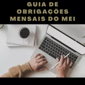 Imagem de capa para o Ebook Guia de Obrigações Mensais do MEI