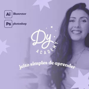 Imagem de capa para o Curso online Dy Academy - Illustrator e Photoshop