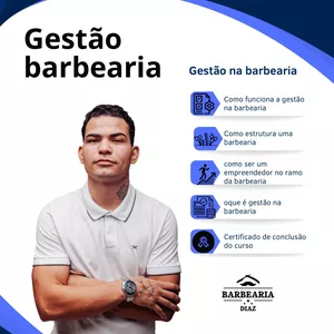 Imagem de capa para o Curso online Gestão de Barbearia
