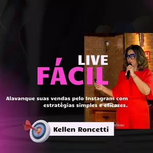 Imagem do curso Live Fácil, Aprenda a Apresentar e a Vender pelo Instagram!