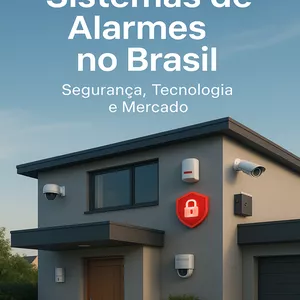 Imagem de capa para o Ebook Sistemas de Alarmes no Brasil: Segurança, Tecnologia e Mercado