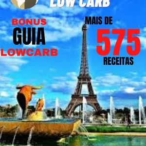 Imagem principal do produto Guia lowcarb + 575 RECEITAS LOWCARB PARA O DIA DIA