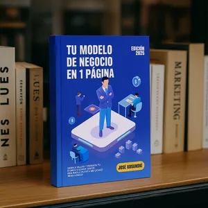 Imagen de portada para Ebook Tu Modelo de Negocio en 1 Página – Guía práctica con el Business Model Canvas paso a paso