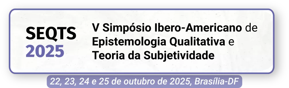 Logomarca do V Simpósio Ibero-Americano de Epistemologia Qualitativa e Teoria da Subjetividade (SEQTS 2025)