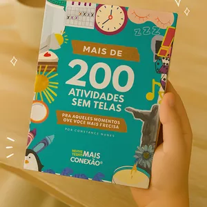 Imagem de capa para o Ebook 200+ Atividades sem telas