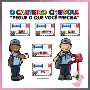 Imagem de capa para o Ebook PEGUE O QUE VOCÊ PRECISA - O CARTEIRO CHEGOU!- DINÂMICA