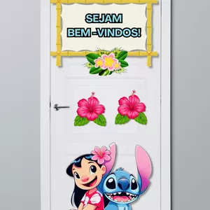 Imagem de capa para o Ebook PAINEL DE PORTA TEMA STITCH
