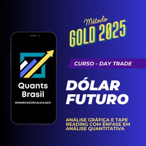 Imagem do curso Método Gold 2025 - Curso de day trade de dólar futuro com cálculos de tesouraria