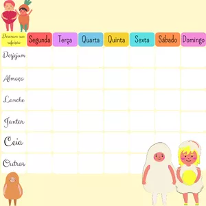 Imagem de capa para o Ebook Quadro de rotina