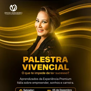 Imagem de capa para o Evento online Palestra Vivencial