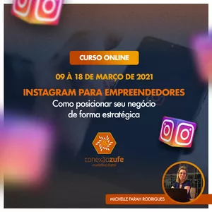 Imagem de capa para o Evento online Instagram para Empreendedores - Como Posicionar seu Negócio de forma estratégica