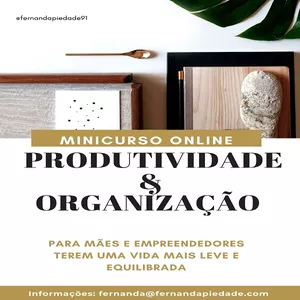 Imagem de capa para o Curso online Minicurso Produtividade e Organização