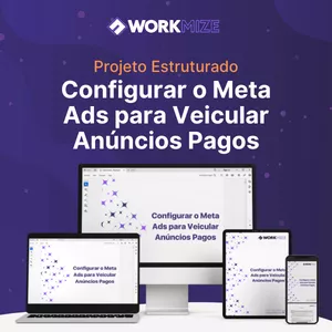 Imagem de capa para o Ebook Projeto: Configurar o Meta Ads para Veicular Anúncios Pagos