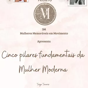 Imagem de capa para o Ebook Cinco pilares fundamentais da mulher moderna