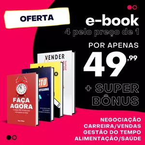 Imagem de capa para o Ebook Box - O pacto + Vender Emagrece + Meu currículo + Faça Agora + Bônus