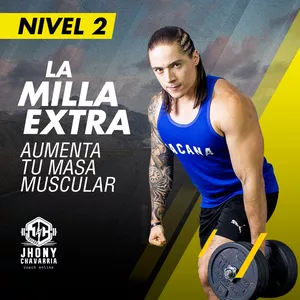 Imagen de portada para Curso online Milla Extra (Aumento de masa muscular) Nivel 2