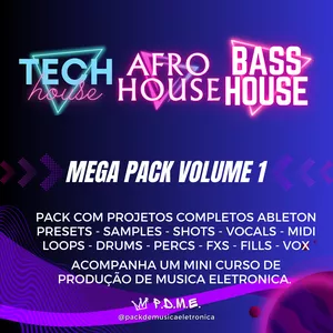 Imagem do curso MEGA SAMPLE PACK - TECH AFRO BASS HOUSE - PDME