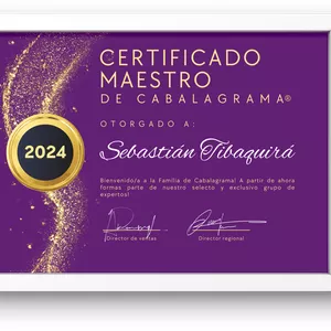 Imagen de portada para Curso online NIVEL 3: Certificado de Maestría de Cabalagrama®