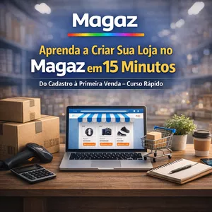 Imagem do curso Cadastro no Magalu Completo: Loja, Produtos e Promoções