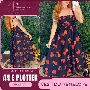 Imagem de capa para o Curso online VESTIDO PENELOPE - Molde em PDF