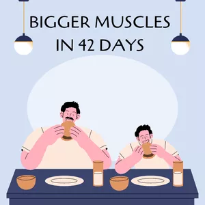 Cover image for Ebook BIGGER MUSCLES IN 42 DAYS