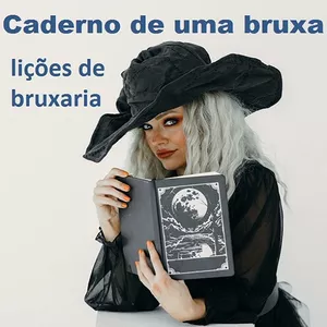 Imagem de capa para o Ebook Caderno de uma bruxa: lições de bruxaria