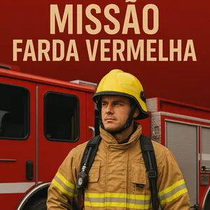 Imagem de capa para o Ebook Missão Farda Vermelha— Guia para o Concurso de Bombeiro