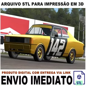 Imagem de capa para o Curso online STL Para Impressão 3D - Opala Stock Car