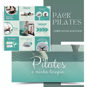 Imagem de capa para o Ebook Pack Pilates