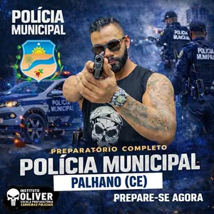 Imagem do curso 👮‍♂️ PREPARATÓRIO COMPLETO GUARDA MUNICIPAL DE PALHANO - CE 👮‍♂️ GCM - INSTITUTO ÓLIVER