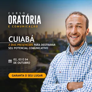 Imagem de capa para o Evento presencial Brado Oratória em Cuiabá
