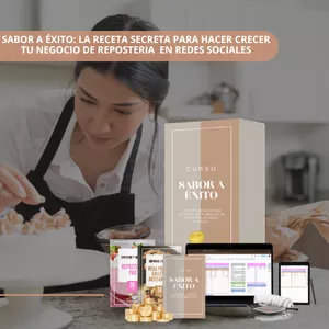 Imagen de portada para Curso online SABOR A ÉXITO: LA RECETA SECRETA PARA HACER CRECER TU NEGOCIO DE REPOSTERIA EN REDES SOCIALES