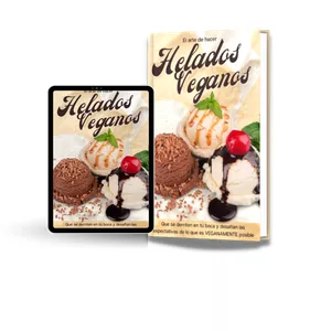 Imagen de portada para Curso online "EL ARTE DE HACER HELADOS VEGANOS" Que se derriten en tu boca. (E-book)