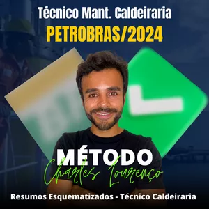 Imagem de capa para o Ebook Resumos Esquematizados Téc. Caldeiraria Petrobras/2024