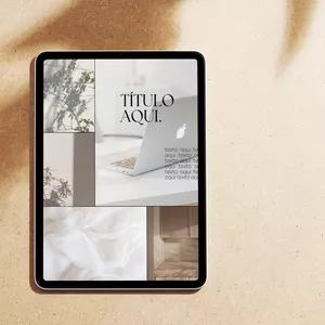 Imagem de capa para o Curso online |30 TEMPLATES ASTHETIC MINIMALISTA •