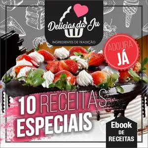 Imagem de capa para o Ebook 10 Receitas Deliciosas de Sobremesas
