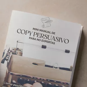 Imagen de portada para Ebook Mini Manual de Copy Persuasivo para No Expertas
