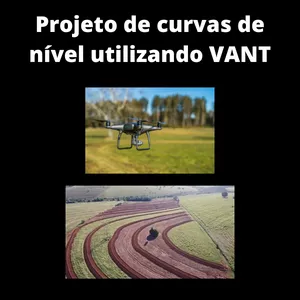 Imagem de capa para o Curso online Projeto de curva de nível utilizando VANT.
