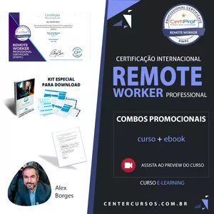 Imagem de REMOTE WORKER PROFESSIONAL (curso oficial CertiProf) criado por Alex Borges na hotmart