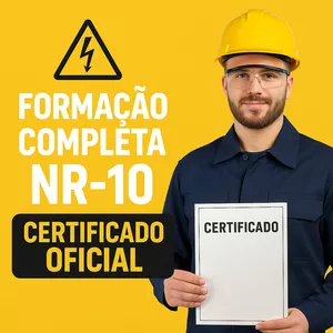 Imagem do curso Formação Completa NR-10 – Certificado Oficial 