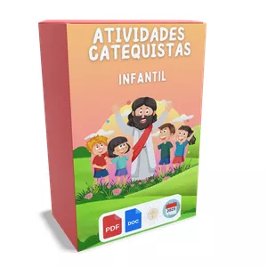 Imagem de capa para o Ebook Catequese Infantil - Atividades