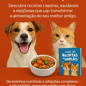 Imagem de capa para o Ebook Receitas caseiras que seu animalzinho vai amar 