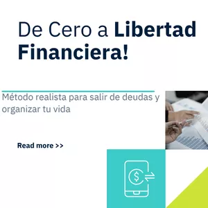 Imagen de portada para Curso online DE CERO A LIBERTAD FINANCIERA