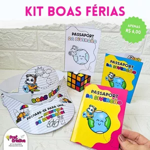 Imagem de capa para o Ebook KIT DE BOAS FÉRIAS